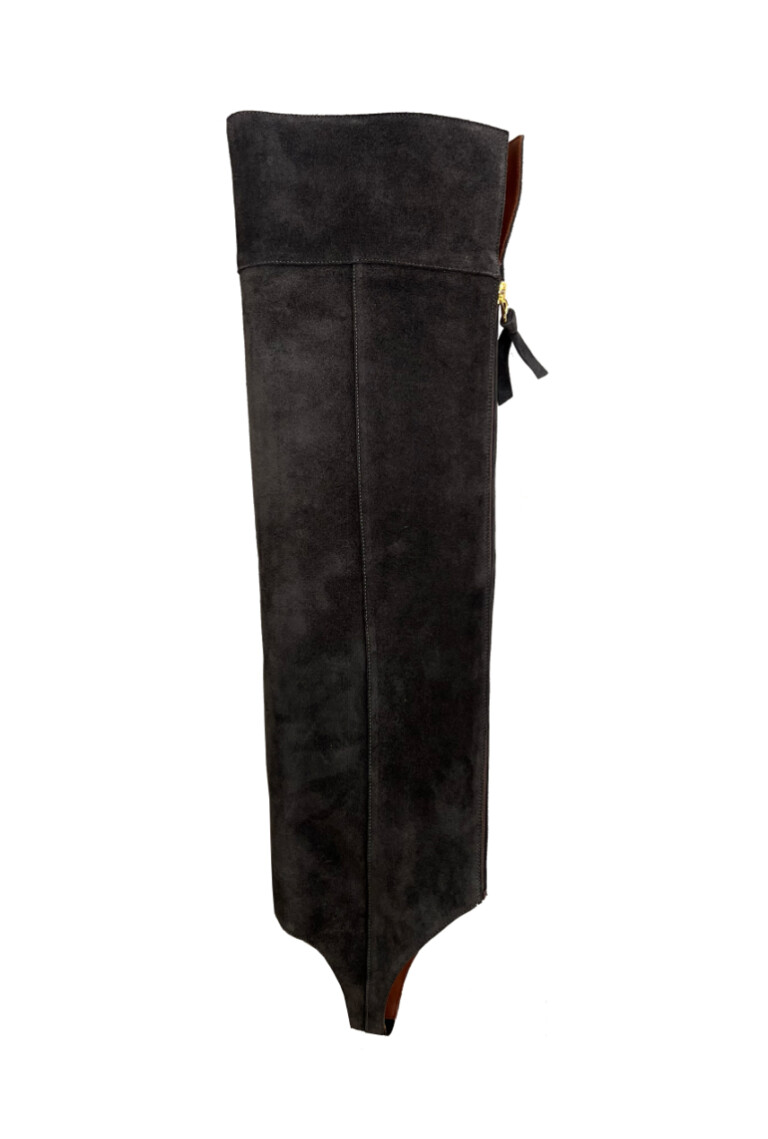 The OTK Gaiter – anthracite-wax-crosta