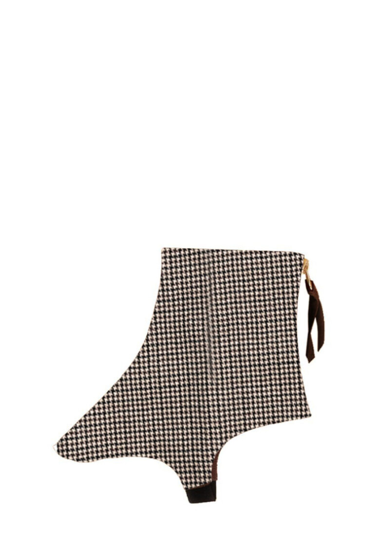 Short Gaiter – ombra-pied-de-poule-fabric