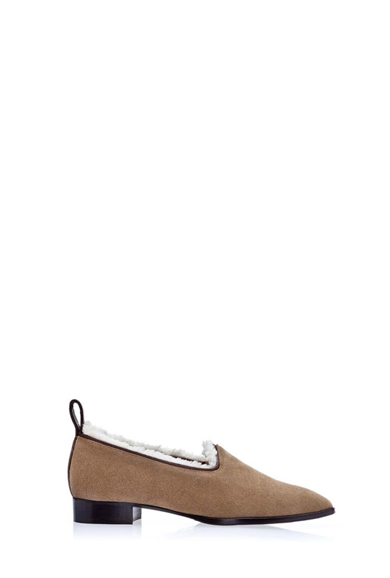 La Curiosa – taupe-crosta-w-fur-lining