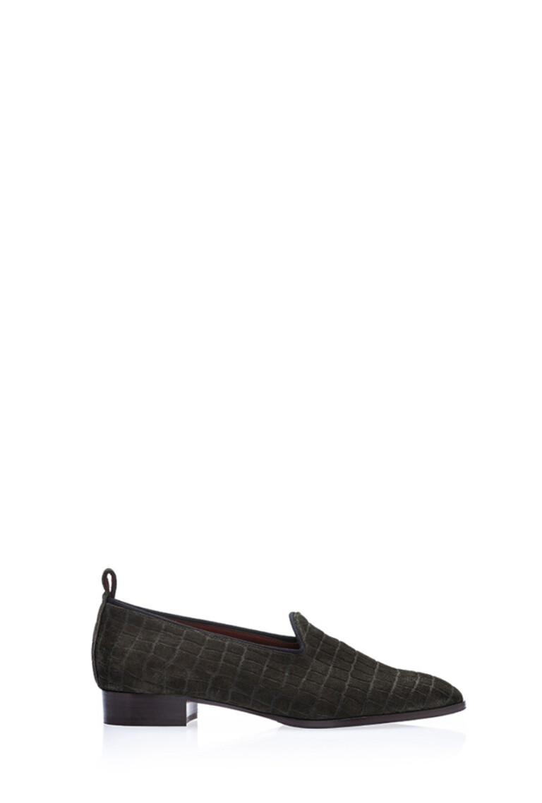 La Curiosa – mimetico-croc-embossed-crosta