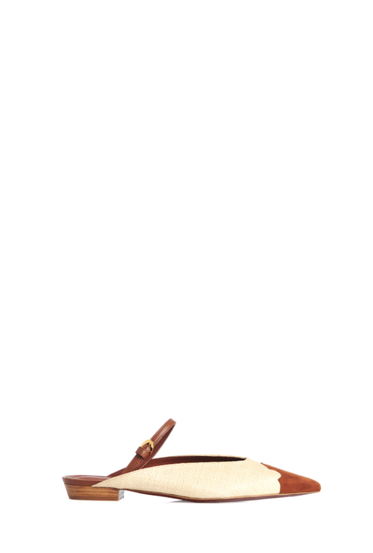 La Coquette – natural-raffia-caramel-suede