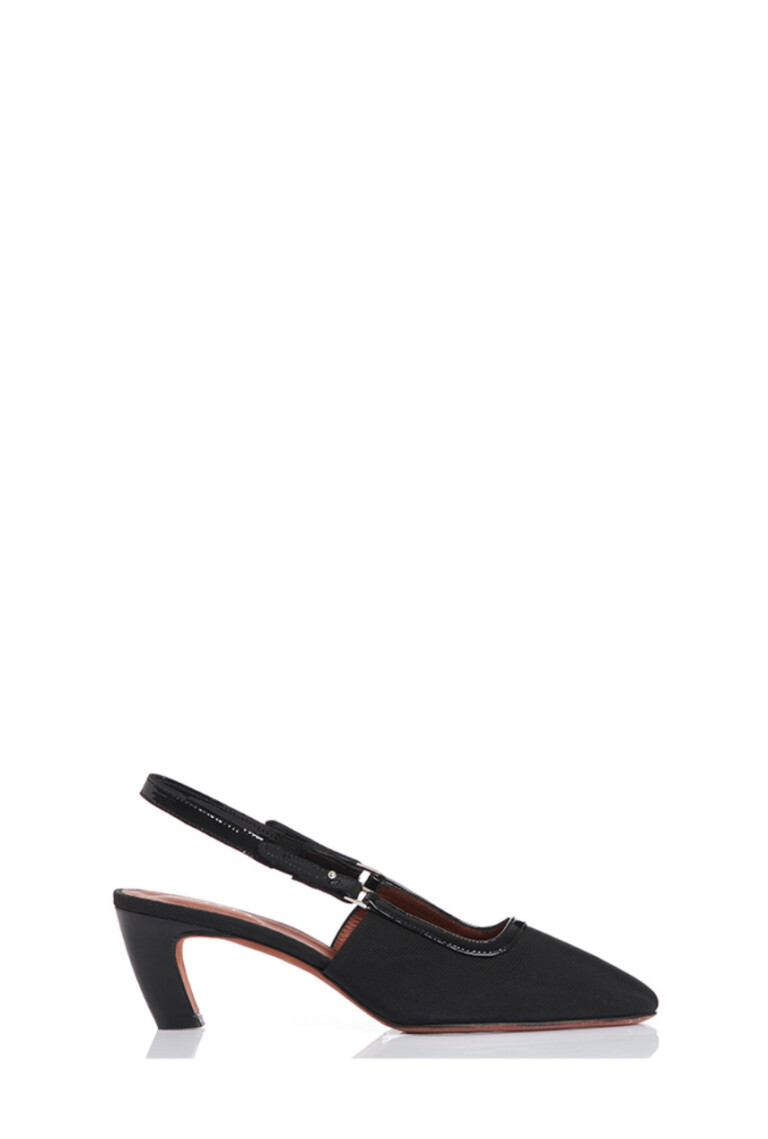 La Nostalgica – black-gros-grain-patent