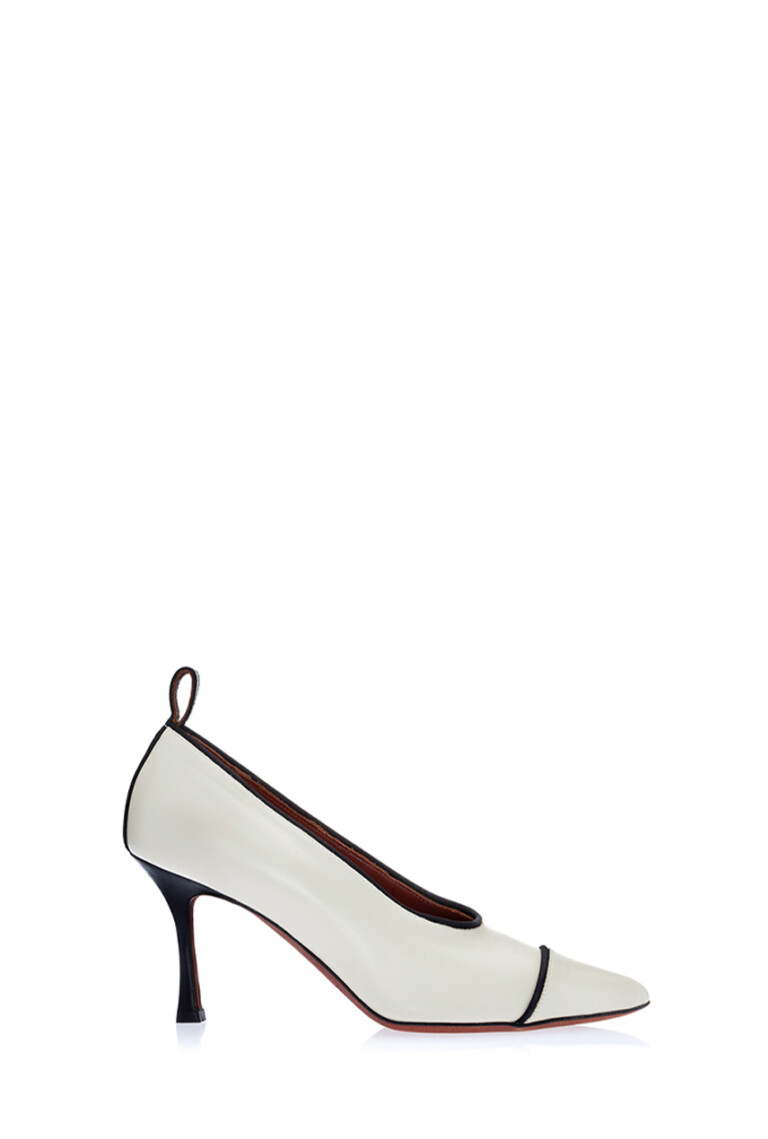 La Seduttrice – off-white-calf-black-gros-grain