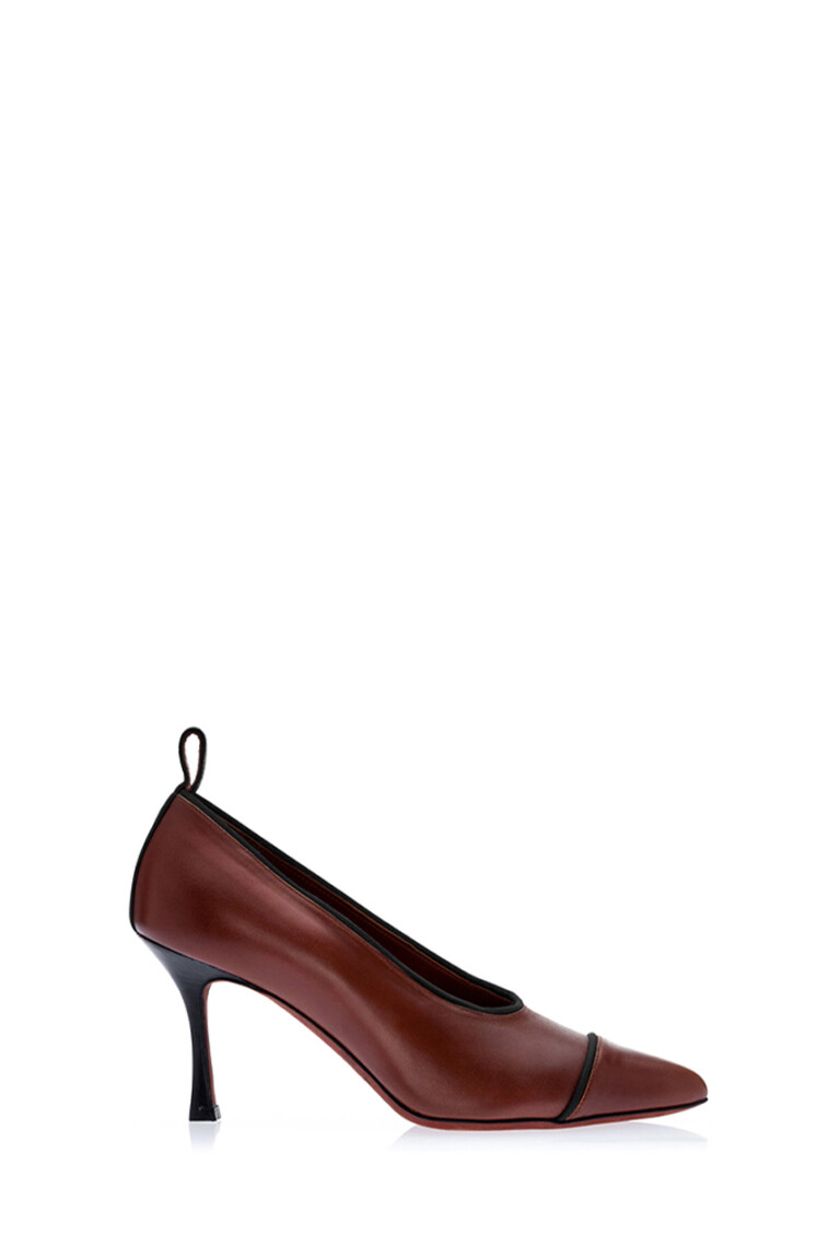 La Seduttrice – caramel-calf-black-gros-grain