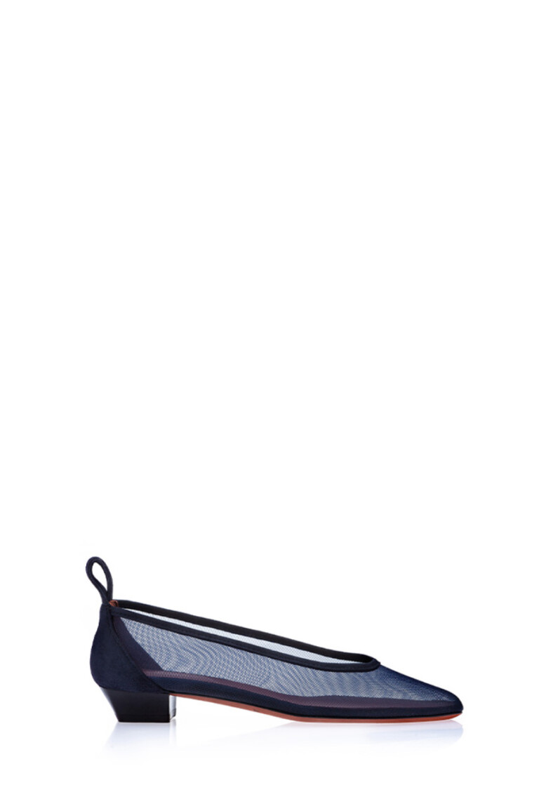 La Timida – navy-mesh-nappa