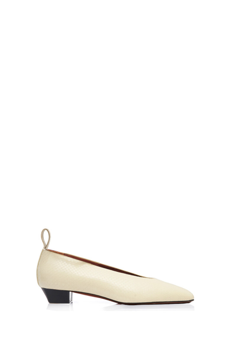 La Timida – creme-snake-print
