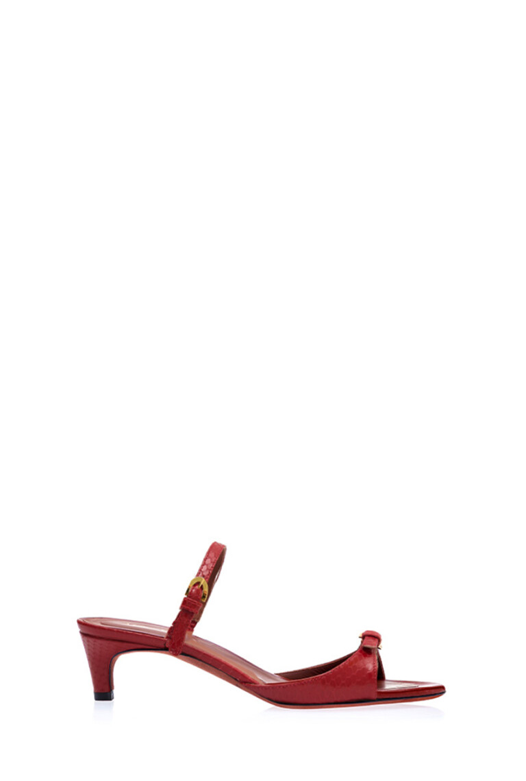 La Capricciosa – red-lipstick-snake-print-leather