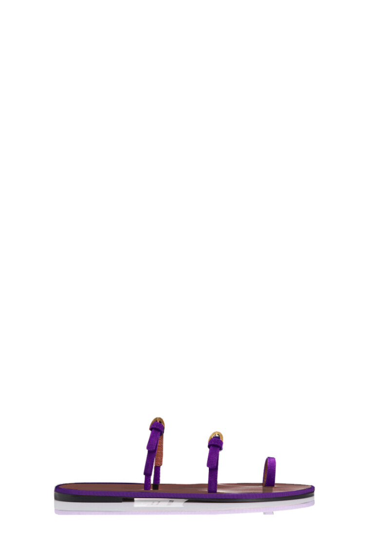 La Libera – purple-suede