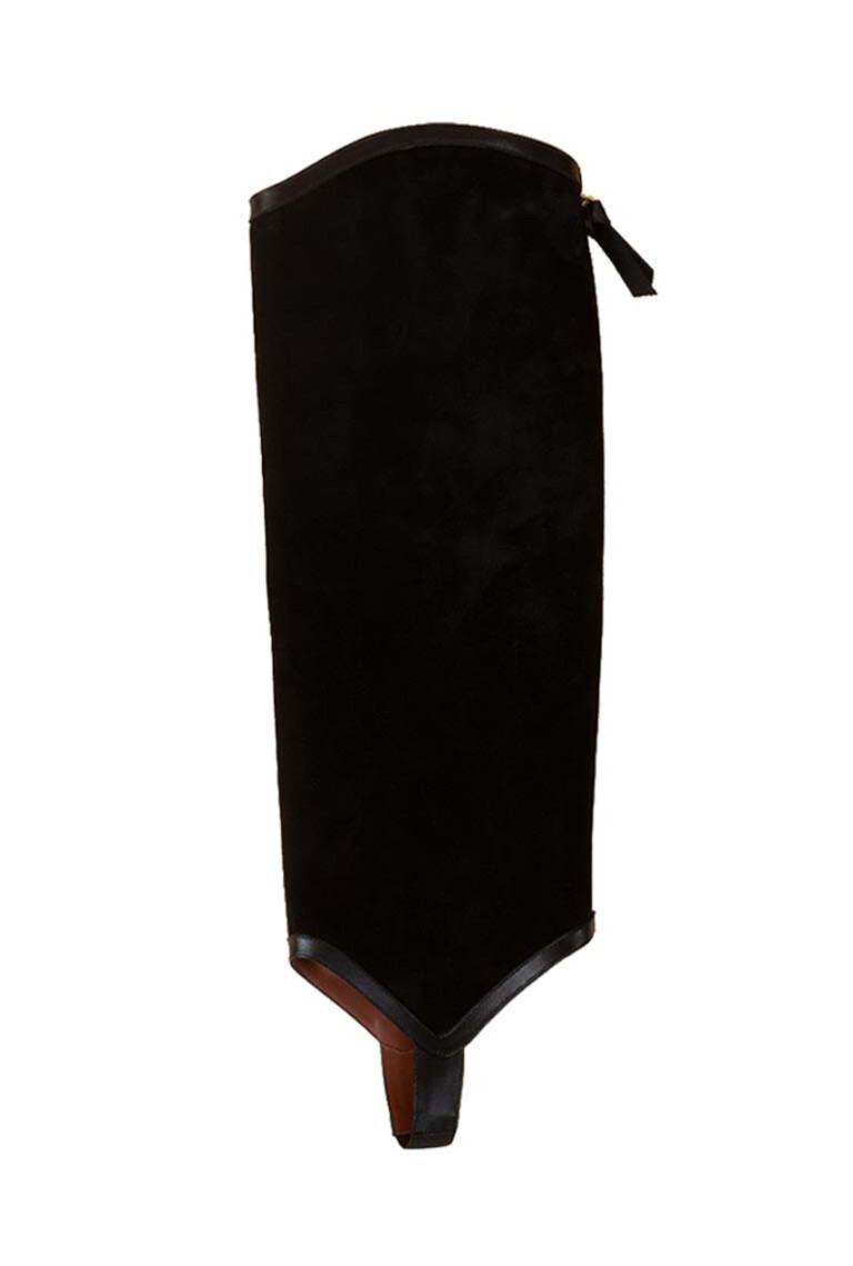 The Long Gaiter – black-crosta-black-calf